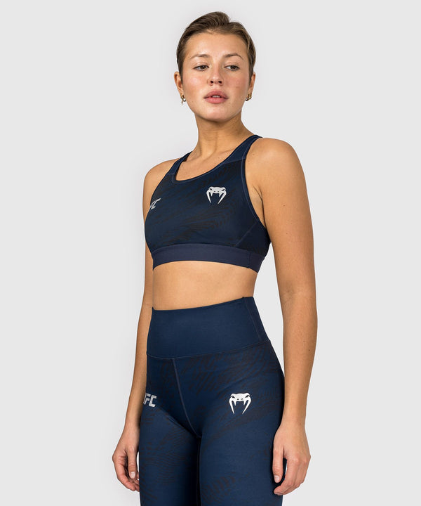 UFC Fusion by Venum Fight Week Women's Sports Bra - Oceanic Blue