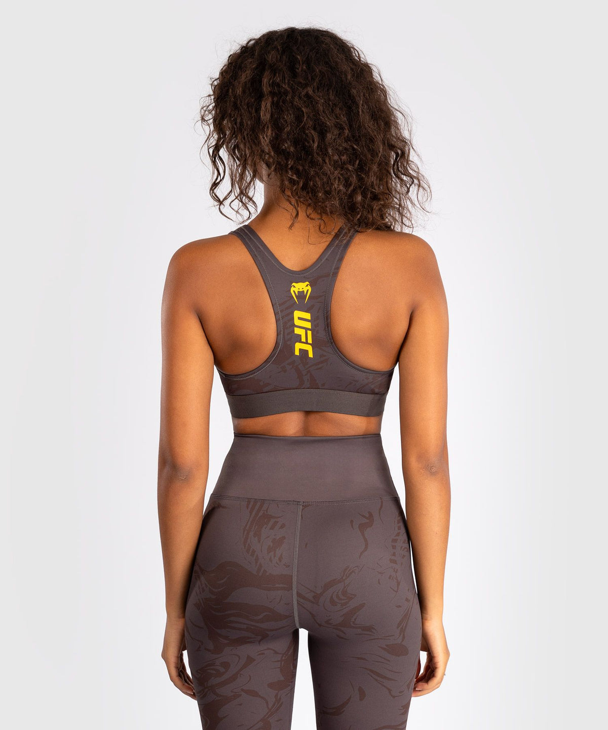 UFC Fusion by Venum Fight Week Women's Sports Bra - Earthen Brown