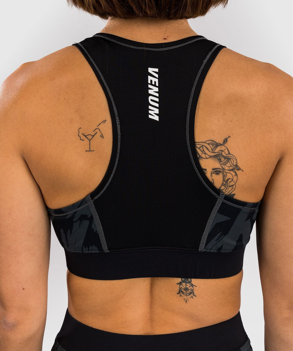 Venum Graffiti Women's Sports Bra - Urban Charcoal