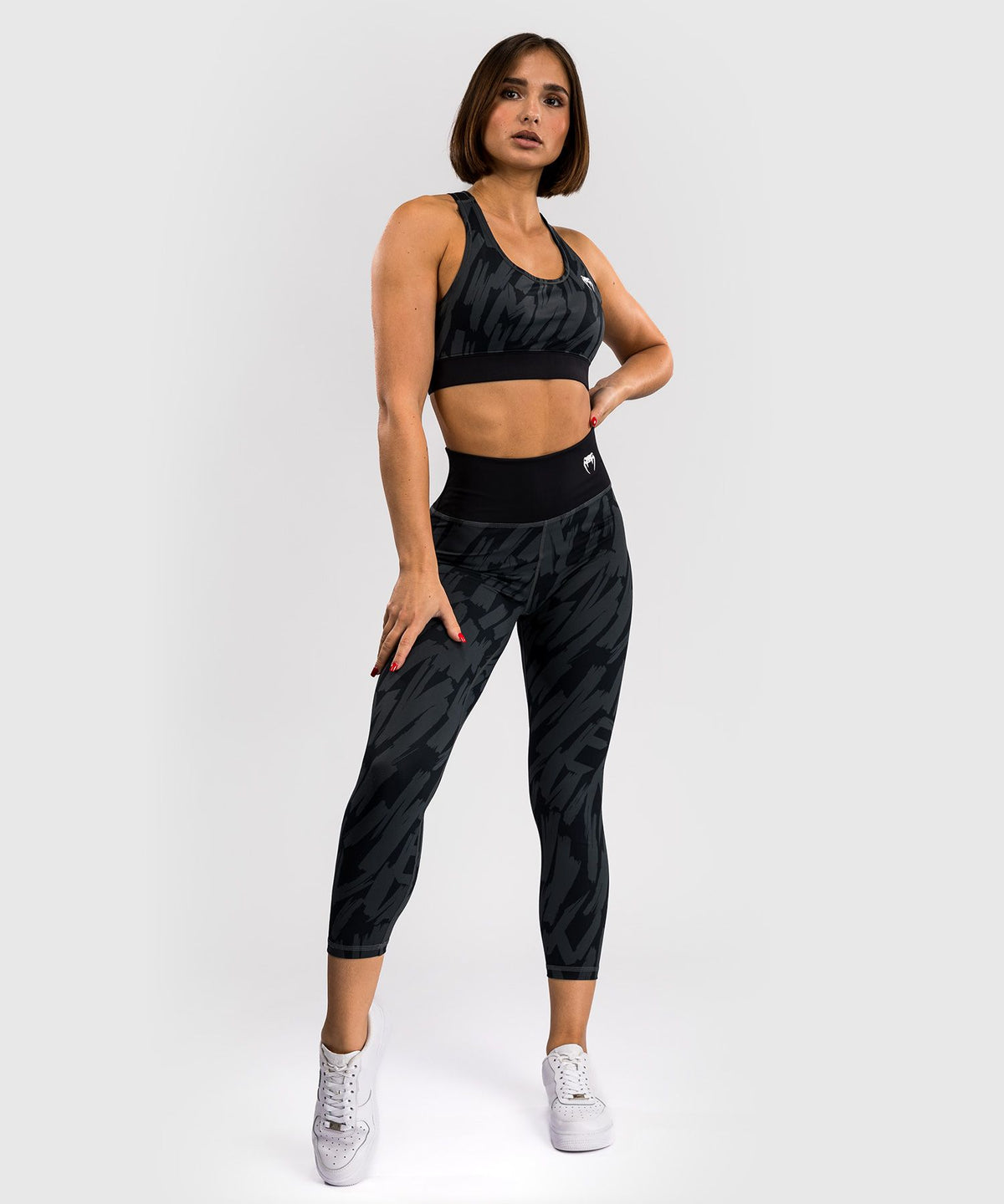 Venum Graffiti Women's Full-Length Leggings - Urban Charcoal