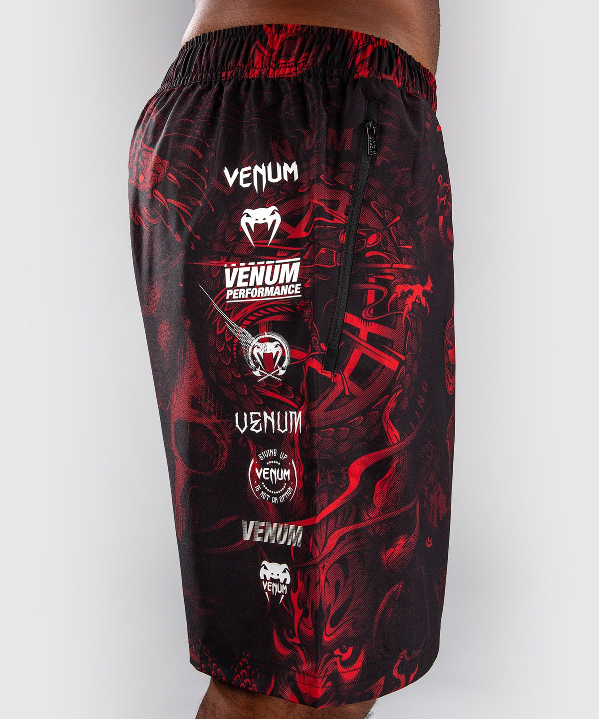 Venum 20th Anniversary Training Shorts - Black/Red