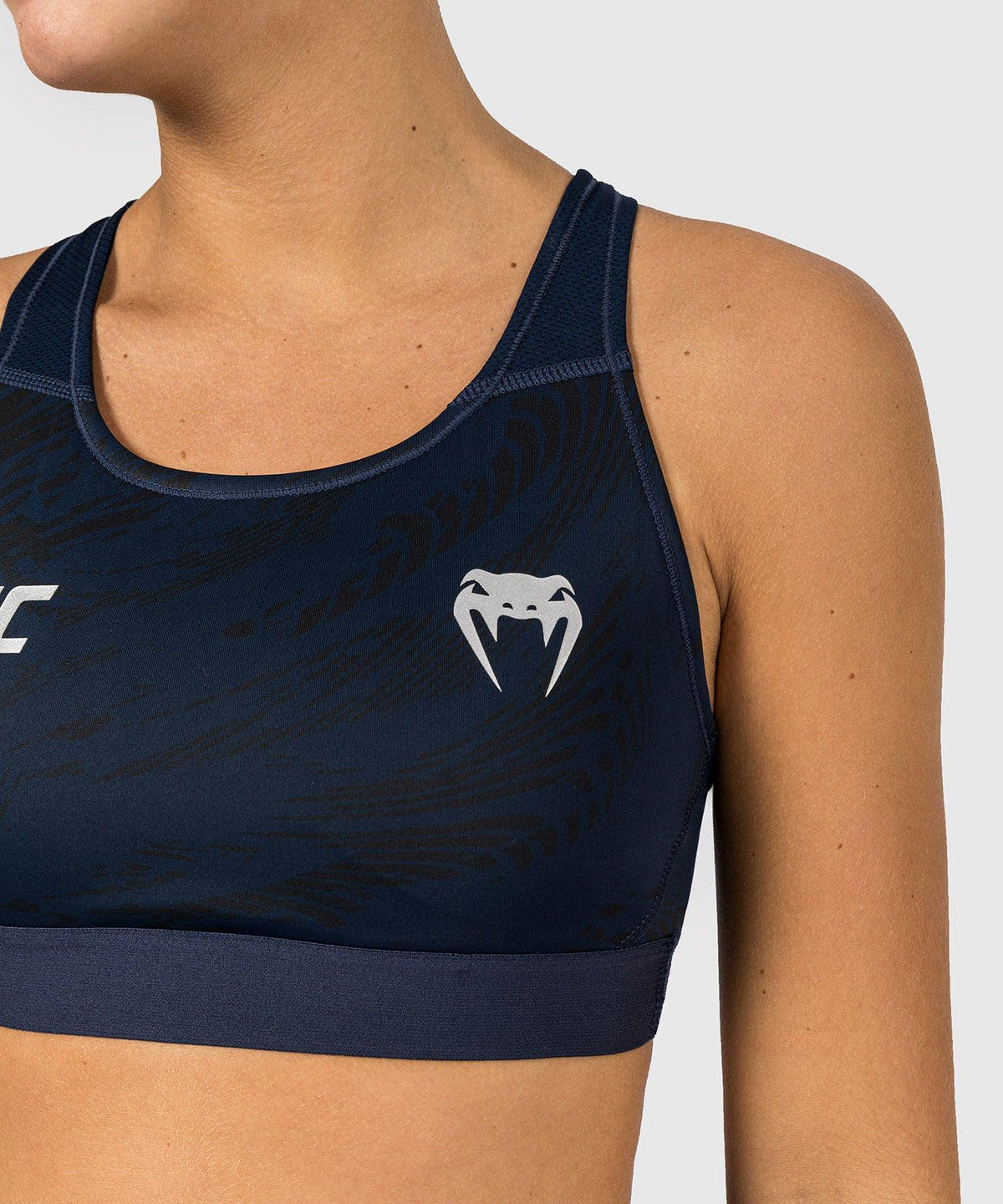 UFC Fusion by Venum Fight Week Women's Sports Bra - Oceanic Blue