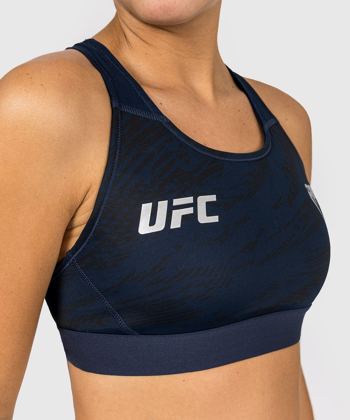 UFC Fusion by Venum Fight Week Women's Sports Bra - Oceanic Blue