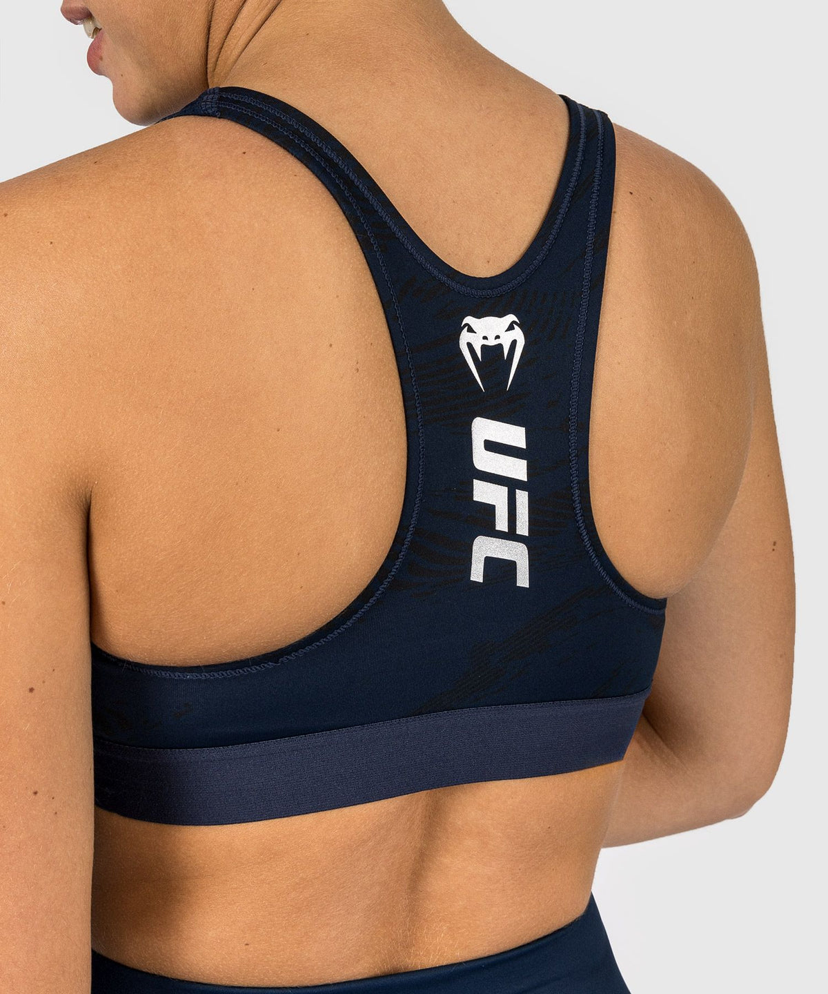 UFC Fusion by Venum Fight Week Women's Sports Bra - Oceanic Blue