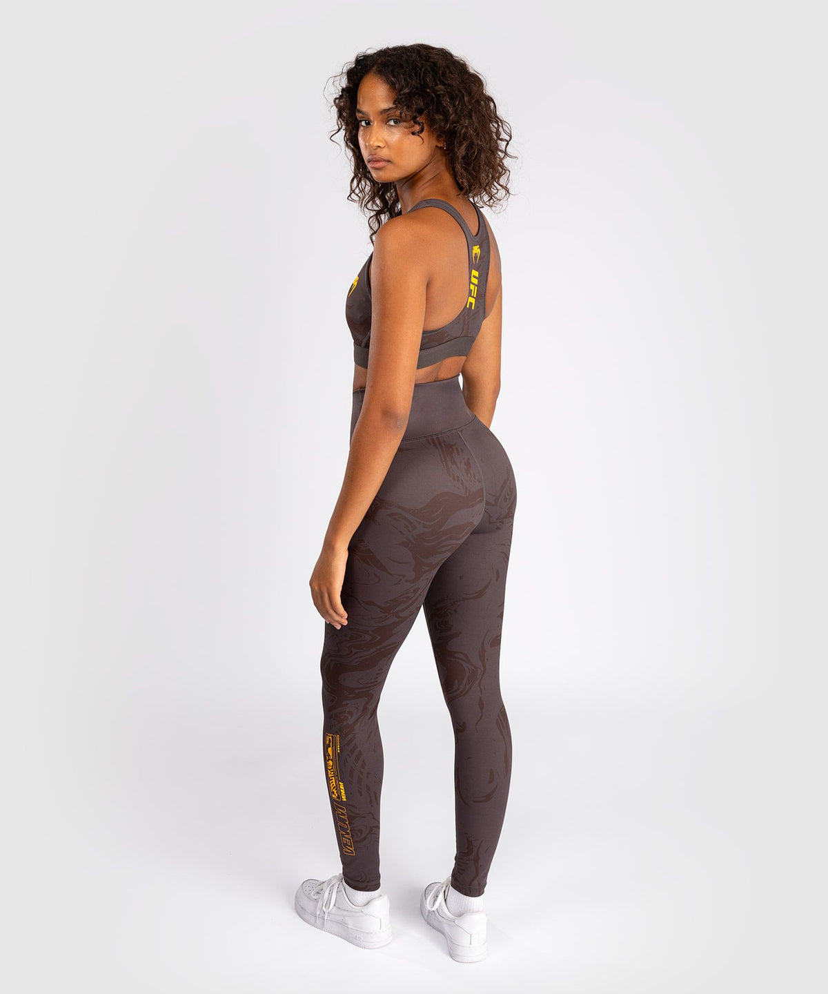 UFC Fusion by Venum Fight Week Women's Performance Tight - Earthen Brown