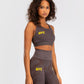 UFC Fusion by Venum Fight Week Women's Sports Bra - Earthen Brown
