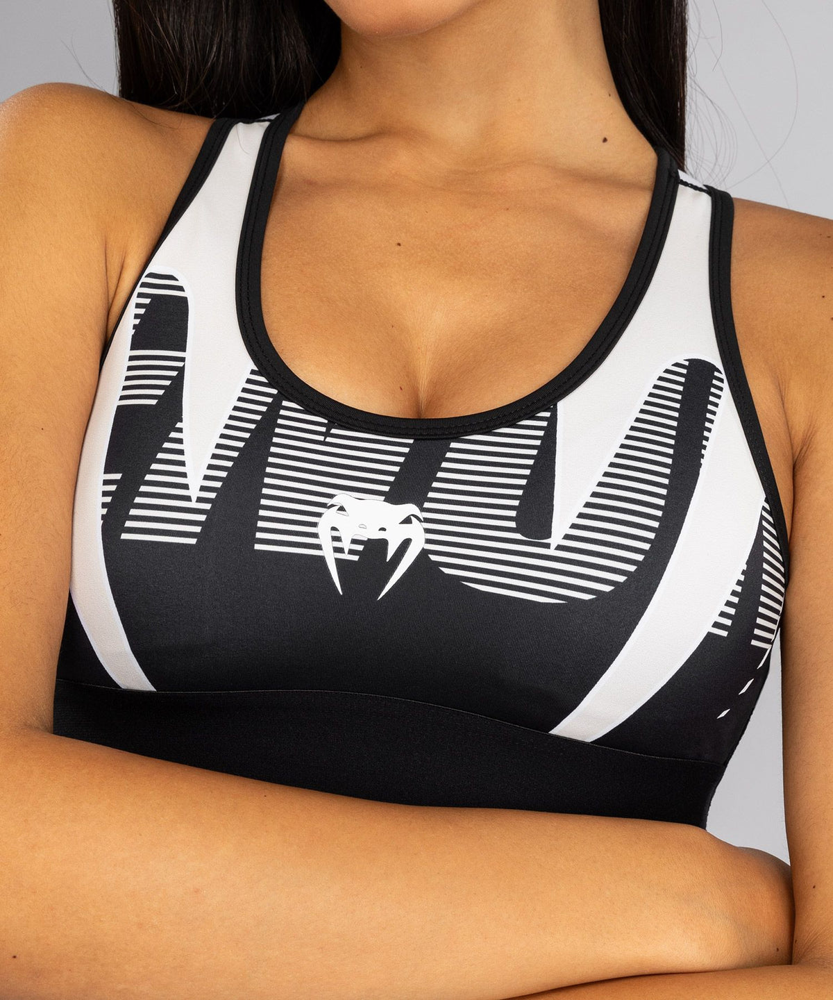 Venum Adrenaline Women's Sports Bra - Black/ Ivory