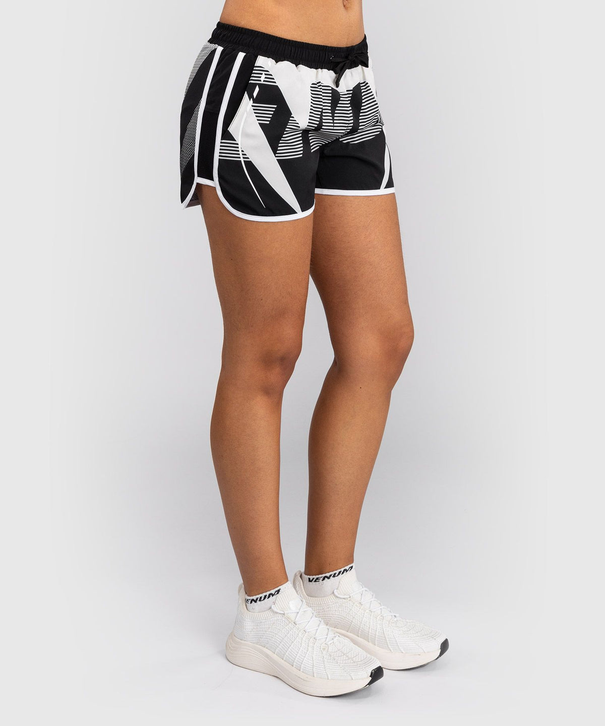 Venum Adrenaline Women's Training Shorts - Black/ Ivory