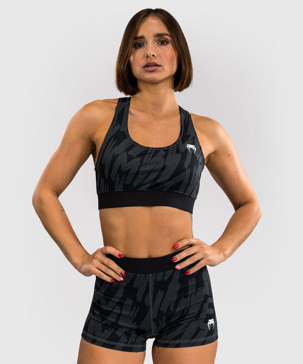 Venum Graffiti Women's Sports Bra - Urban Charcoal