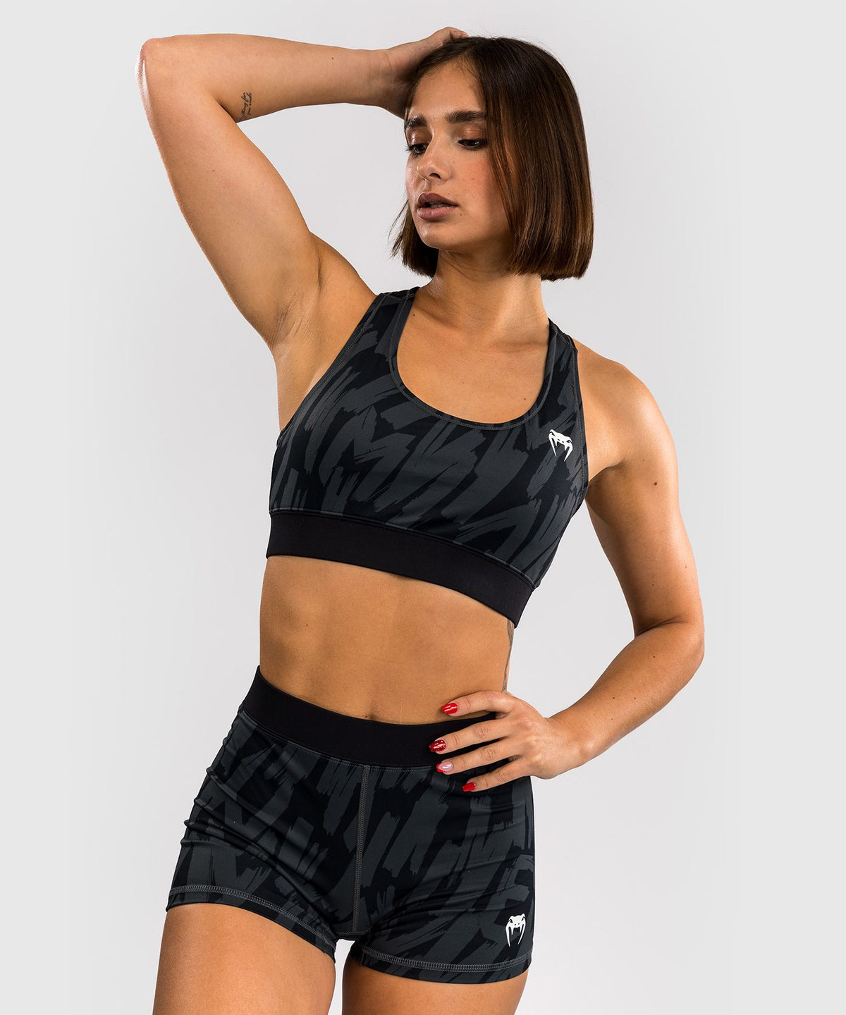 Venum Graffiti Women's Sports Bra - Urban Charcoal