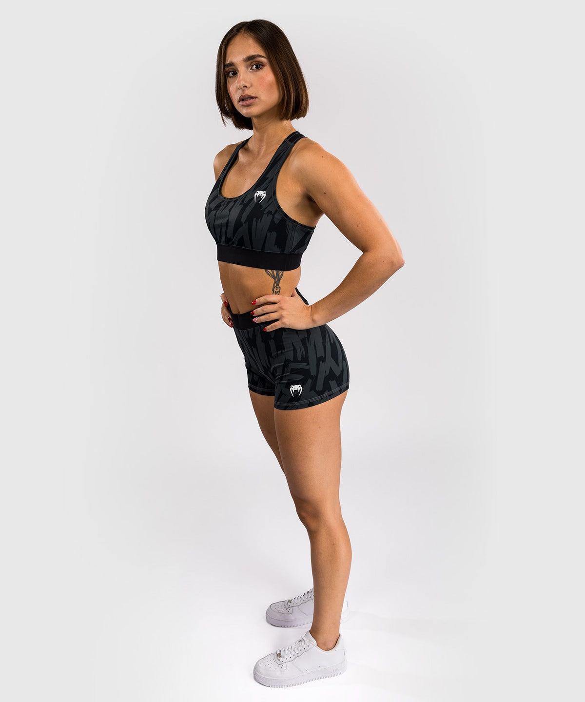 Venum Graffiti Women's Sports Bra - Urban Charcoal