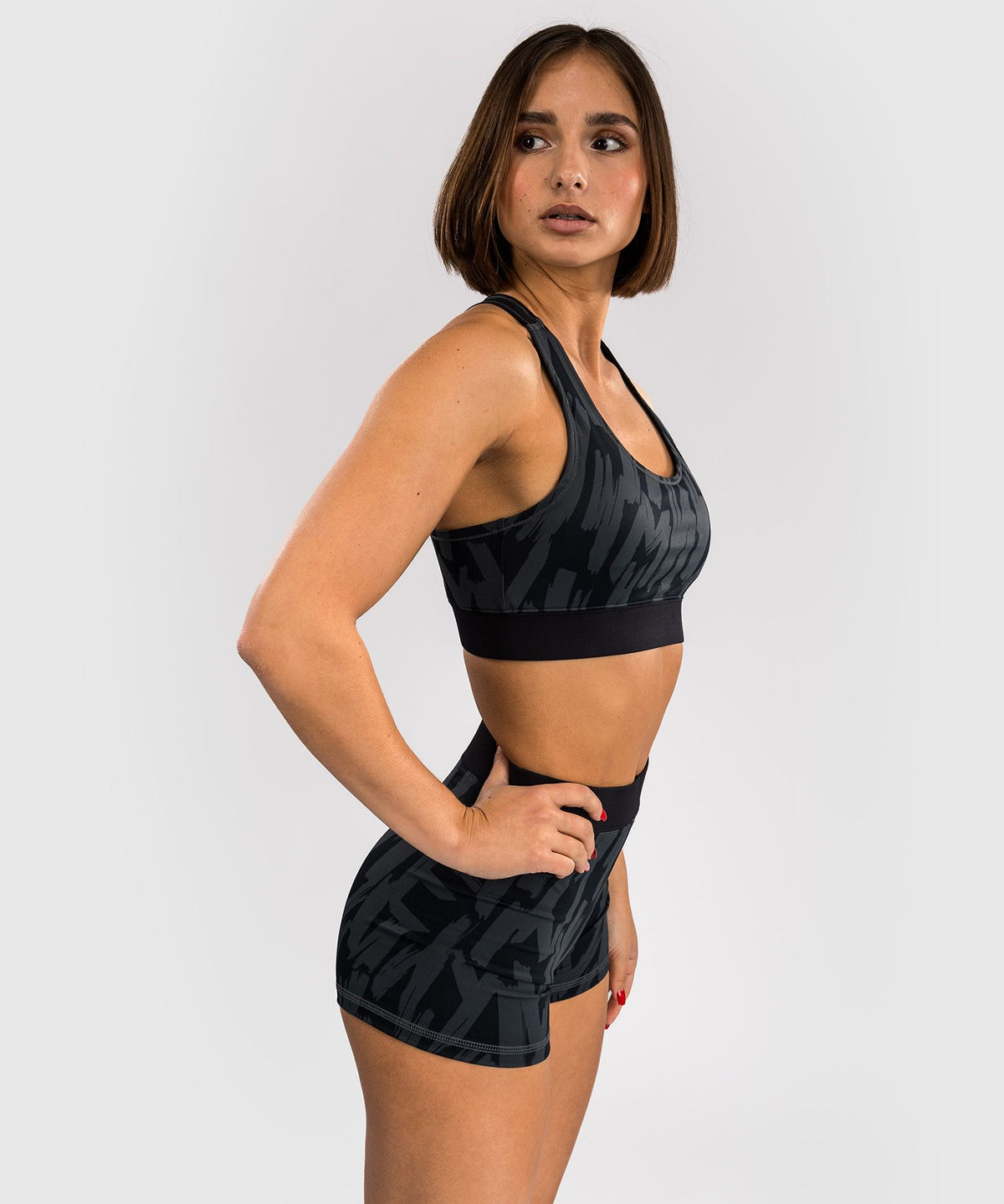 Venum Graffiti Women's Sports Bra - Urban Charcoal