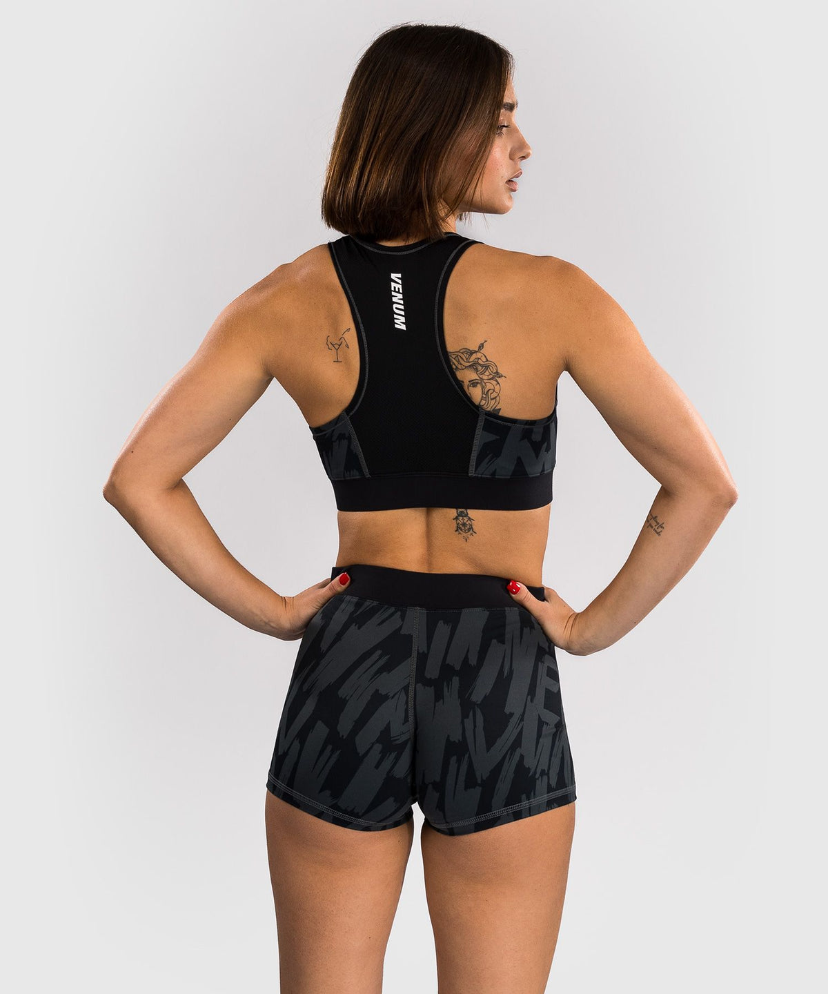 Venum Graffiti Women's Sports Bra - Urban Charcoal