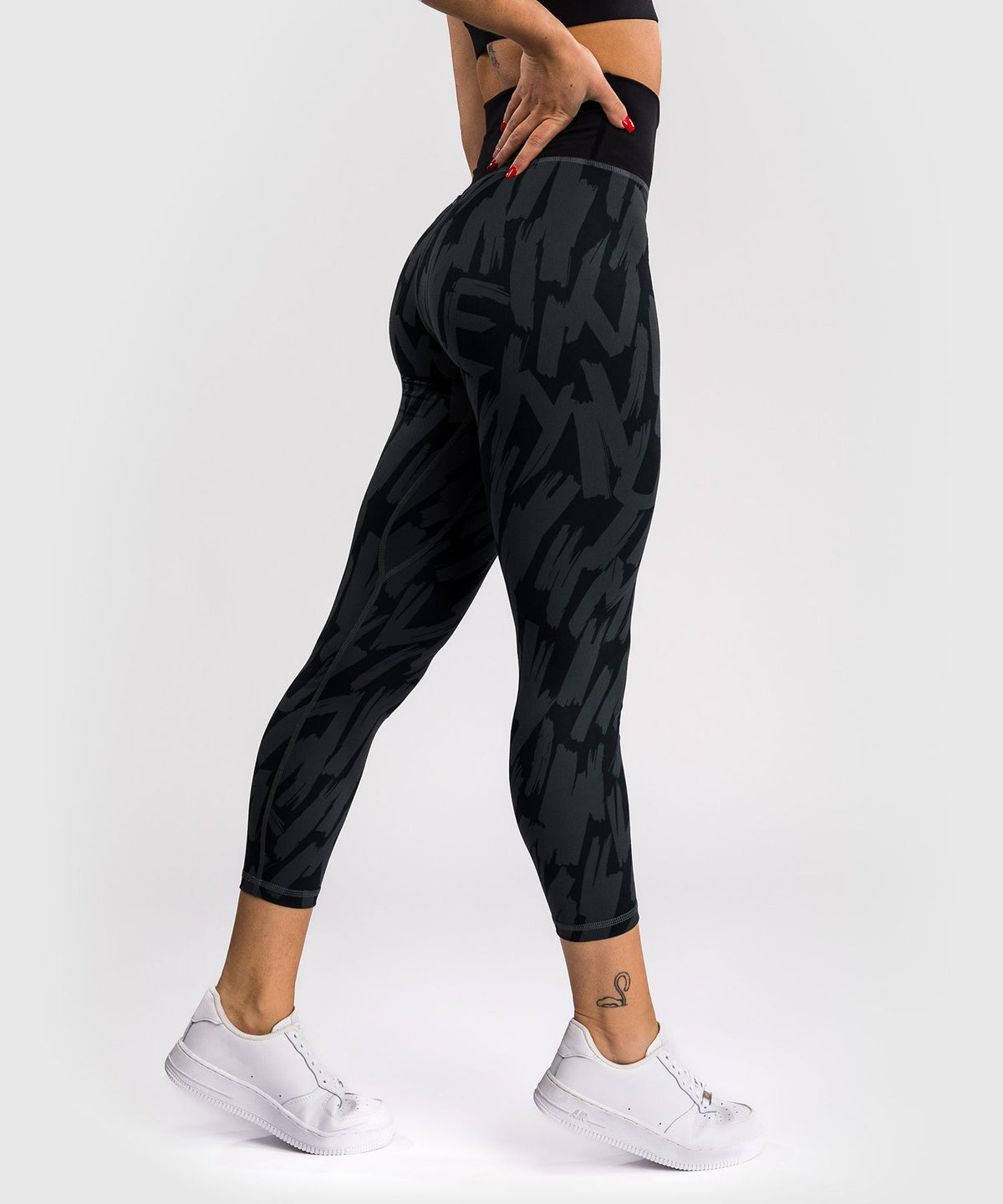 Venum Graffiti Women's Full-Length Leggings - Urban Charcoal