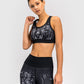 Venum Tiger Women's Sports Bra - Black/Silver