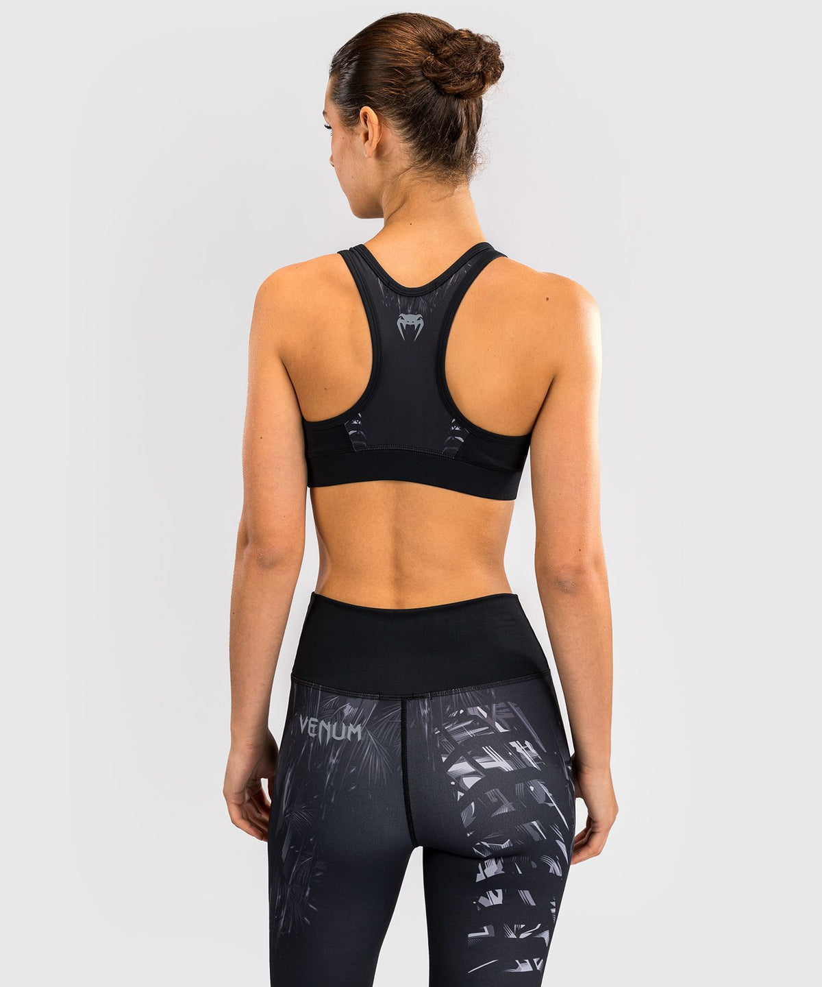 Venum Tiger Women's Sports Bra - Black/Silver
