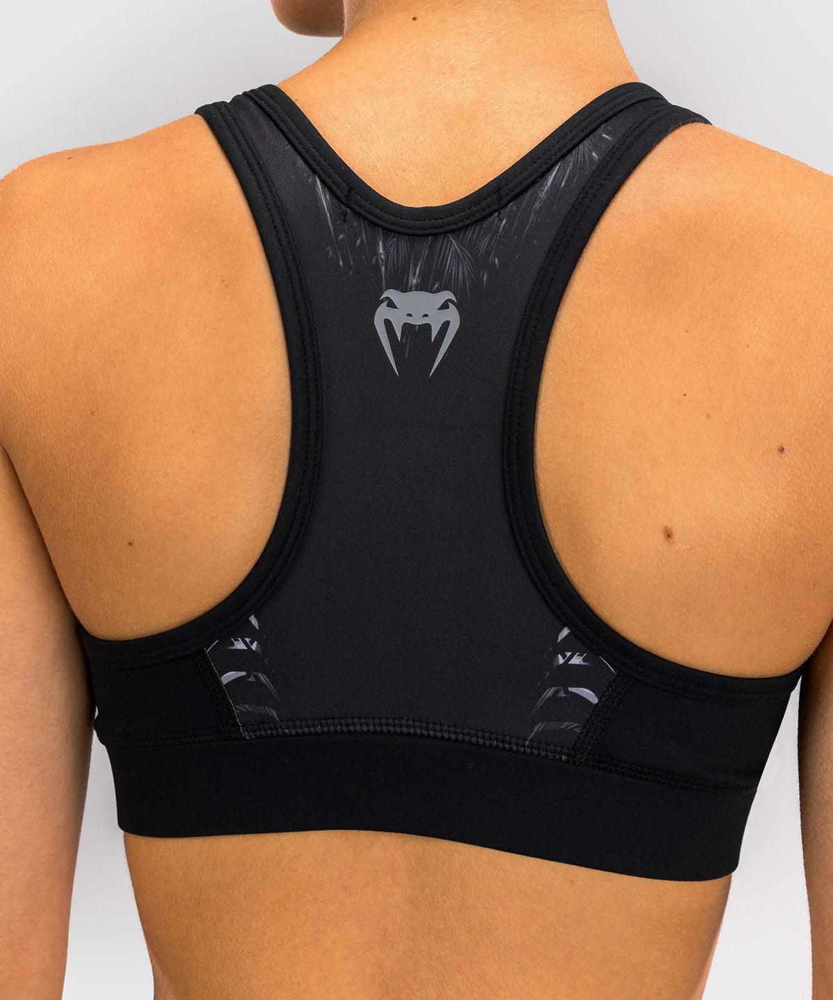 Venum Tiger Women's Sports Bra - Black/Silver