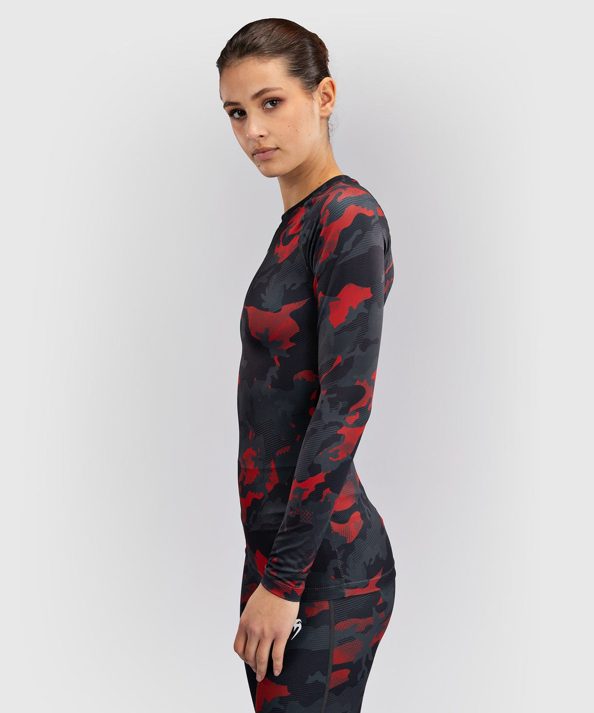 Venum x Sophia Rose Women's Long Sleeve Rashguard - Urban Red Camo