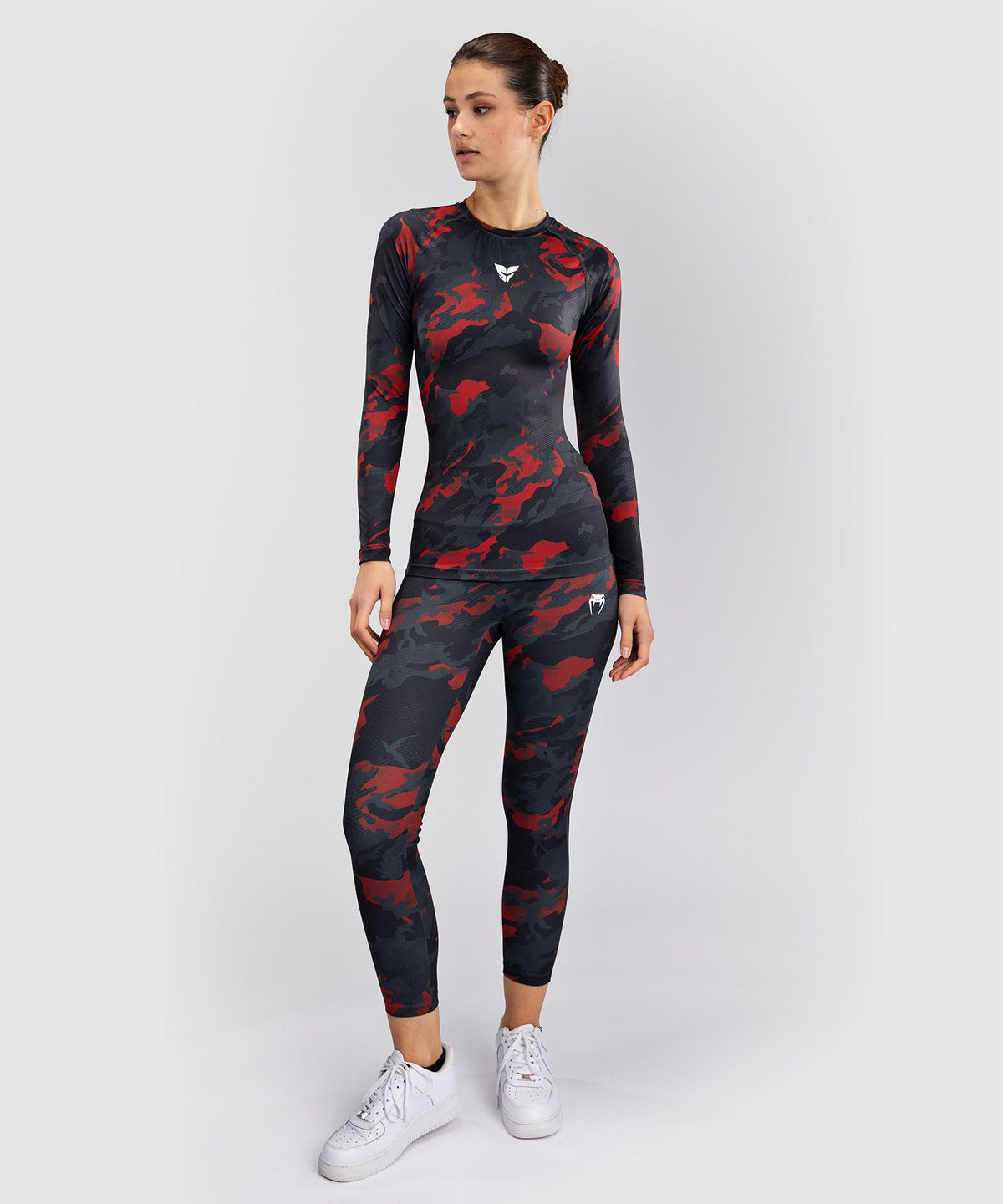 Venum x Sophia Rose Women's Long Sleeve Rashguard - Urban Red Camo