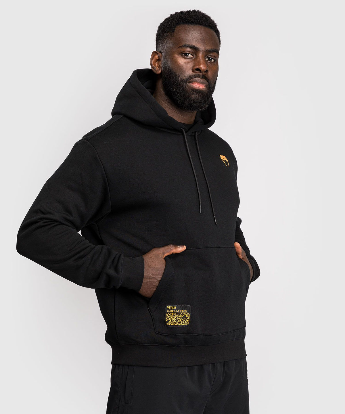Venum Serpenti Hoodie - Black/Silver/Gold