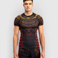 Venum Quetzal Fury Short Sleeve Rashguard - Black/Fury Red/ Tangerine