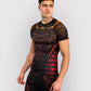 Venum Quetzal Fury Short Sleeve Rashguard - Black/Fury Red/ Tangerine