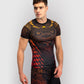 Venum Quetzal Fury Short Sleeve Rashguard - Black/Fury Red/ Tangerine