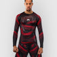 Venum Matupa Long Sleeve Rashguard - Black/Red/Silver