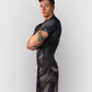 Venum Matupa Short Sleeve Rashguard - Black/Grey/Gold