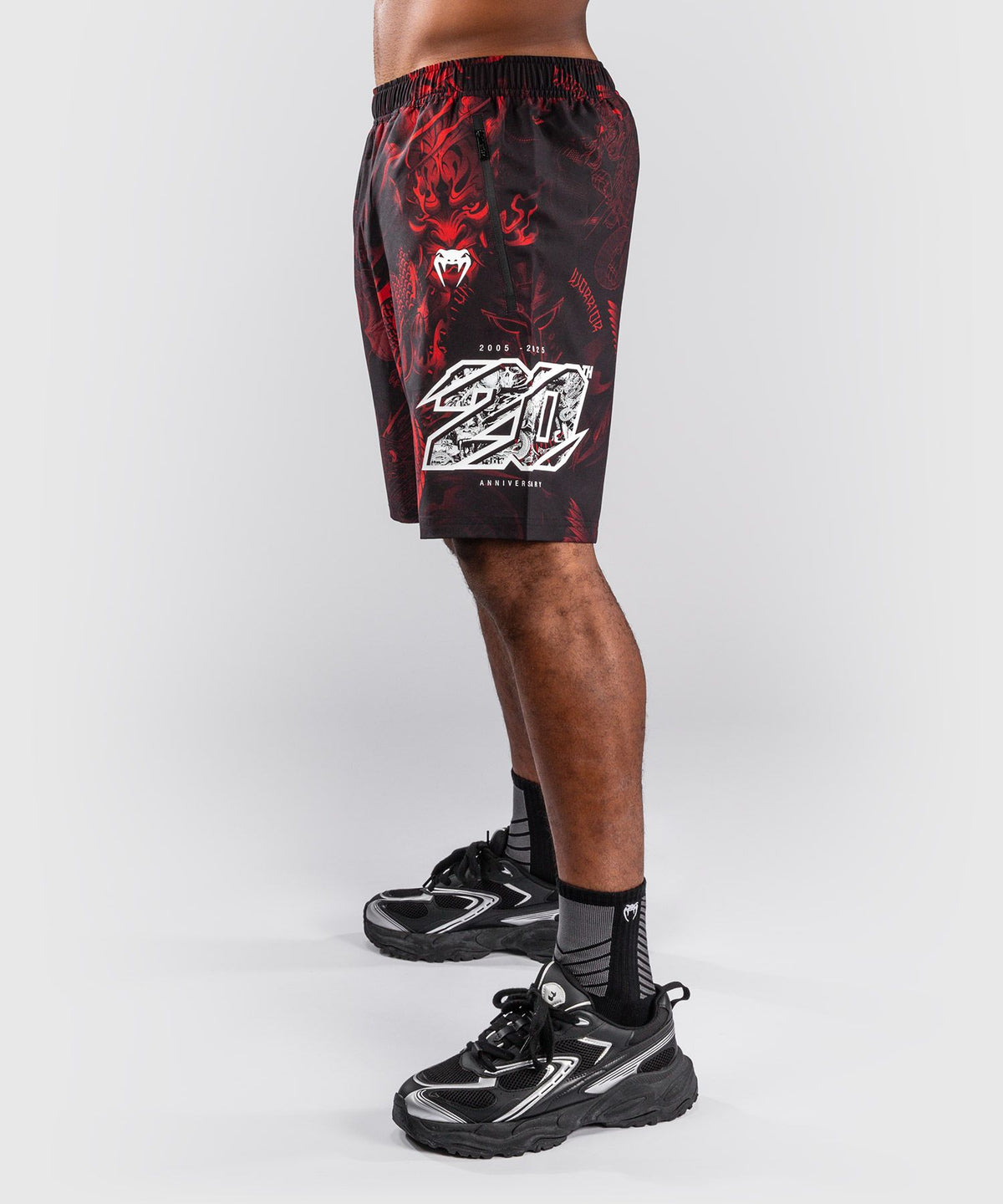 Venum 20th Anniversary Training Shorts - Black/Red