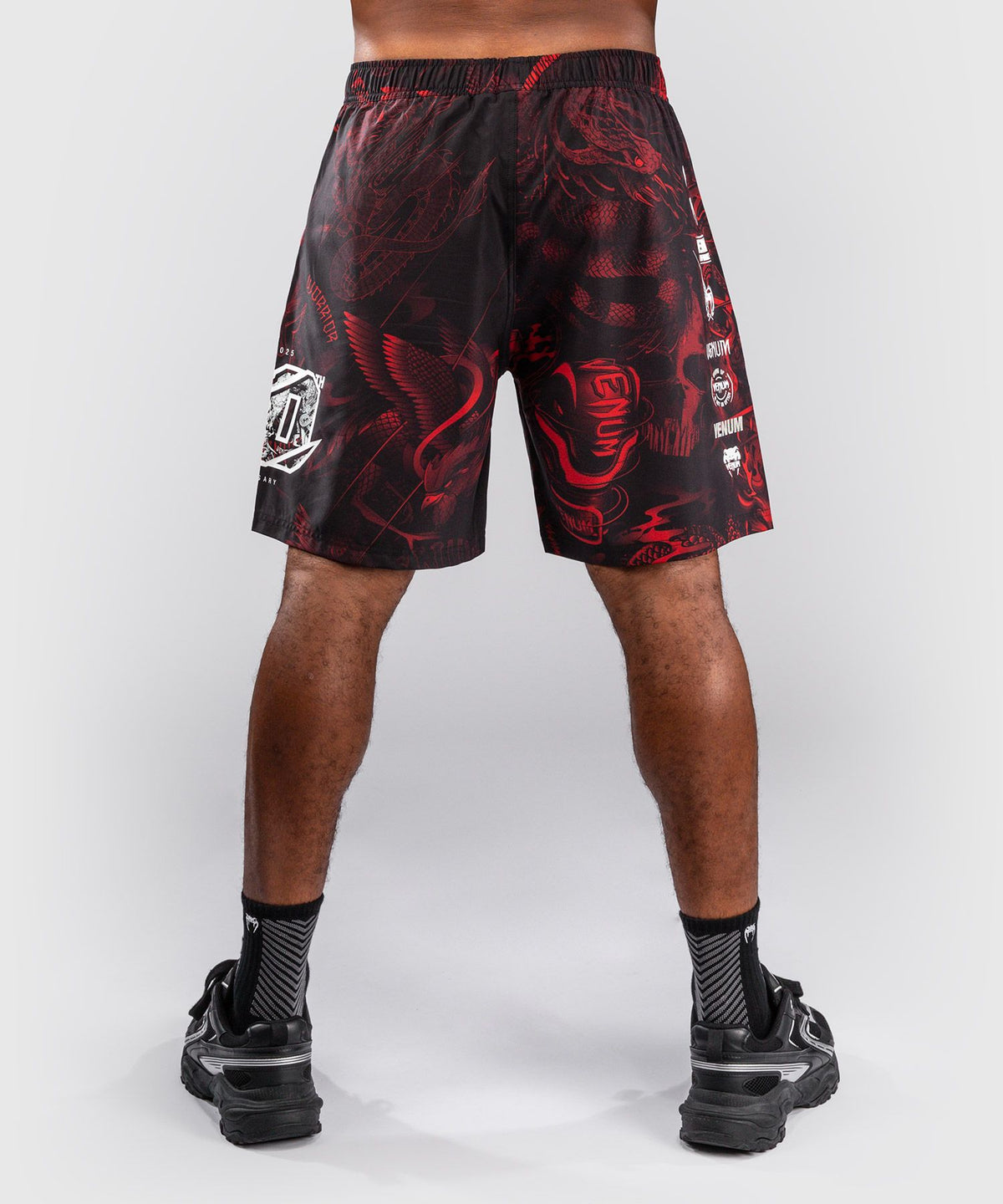 Venum 20th Anniversary Training Shorts - Black/Red