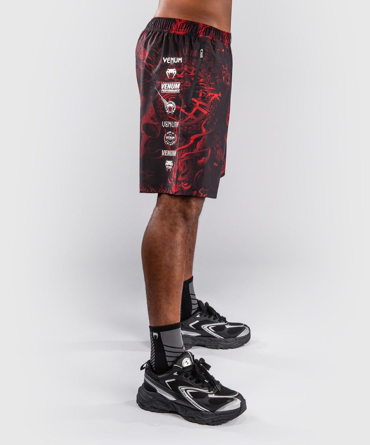 Venum 20th Anniversary Training Shorts - Black/Red