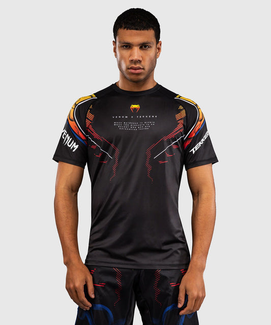 Venum x TEKKEN 8 Dry-Tech T-Shirt Yoshimitsu - Black/Orange