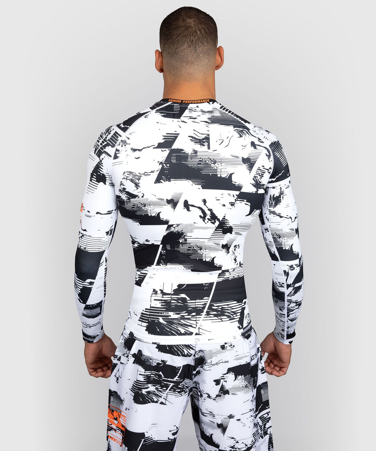 Men's UFC Zenith by Venum White Authentic Fight Week Performance Long Sleeve Rashguard