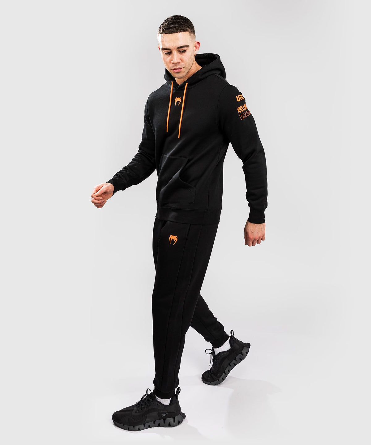 Men's UFC Zenith by Venum Black Authentic Fight Week Pullover Hoodie
