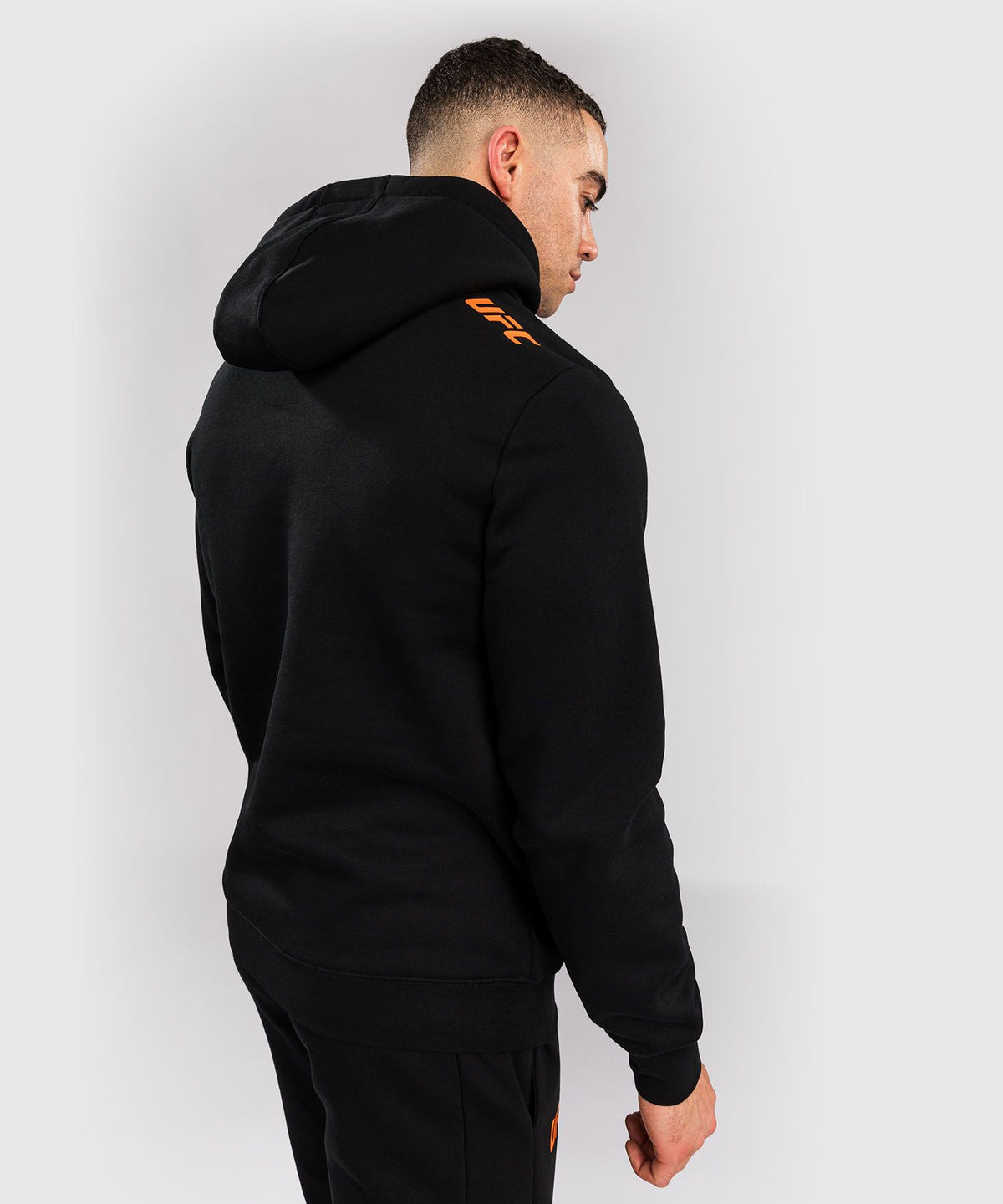 Men's UFC Zenith by Venum Black Authentic Fight Week Pullover Hoodie