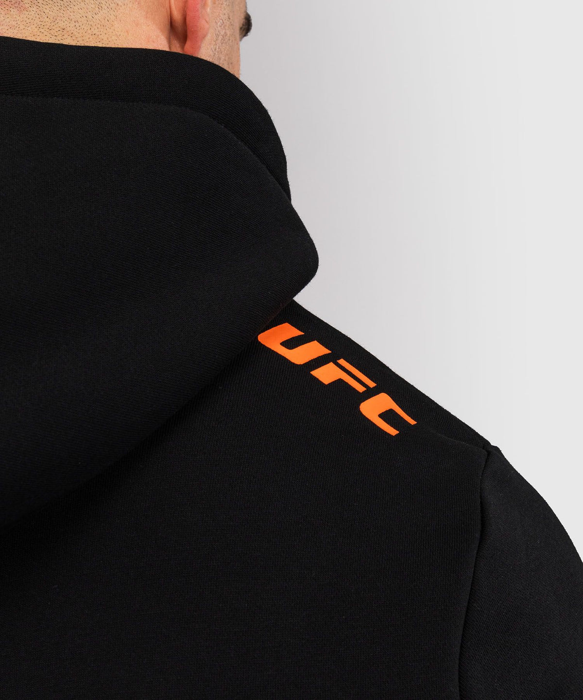 Men's UFC Zenith by Venum Black Authentic Fight Week Pullover Hoodie