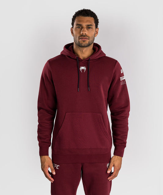 Men's UFC Zenith by Venum Burgundy Authentic Fight Week Pullover Hoodie